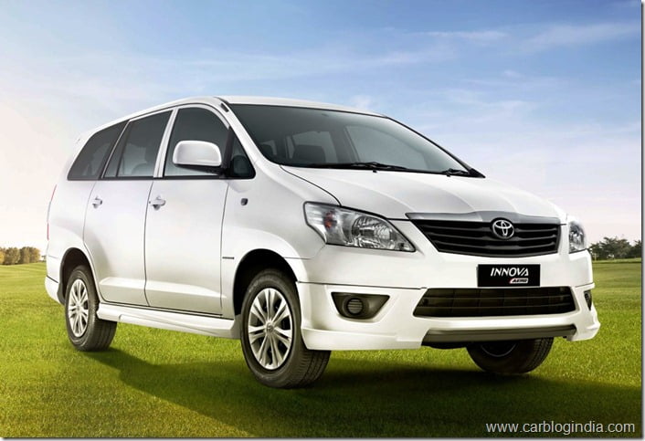 Price for toyota innova in india