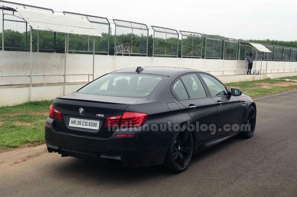 BMW-M5-facelift-rear-three-quarters-in-India-1024x680 - CarBlogIndia