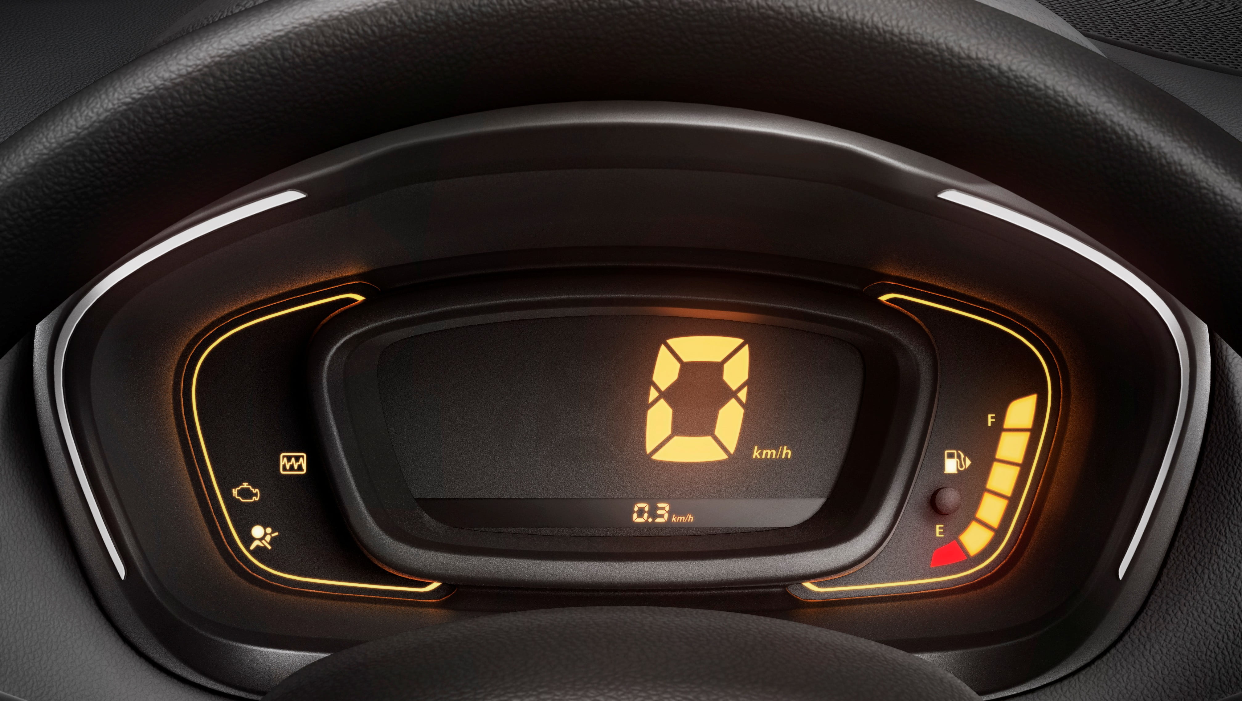 Renault Kwid instrument cluster CarBlogIndia