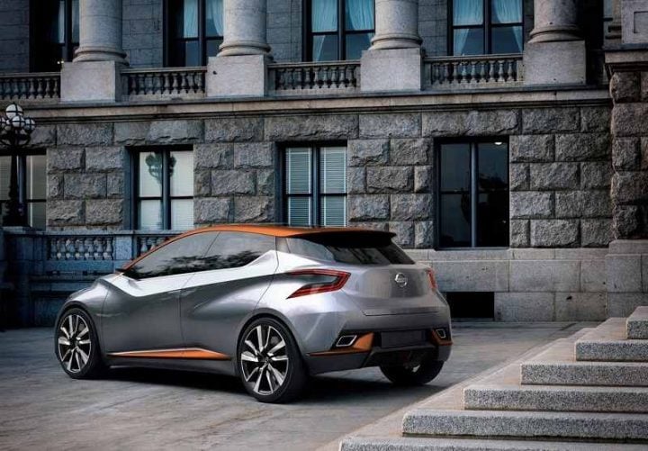 New Nissan Micra 2017 India Images Rear Angle