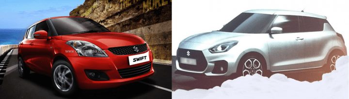 2017 Maruti Swift vs Old Model 2017 Maruti Swift vs Old Model