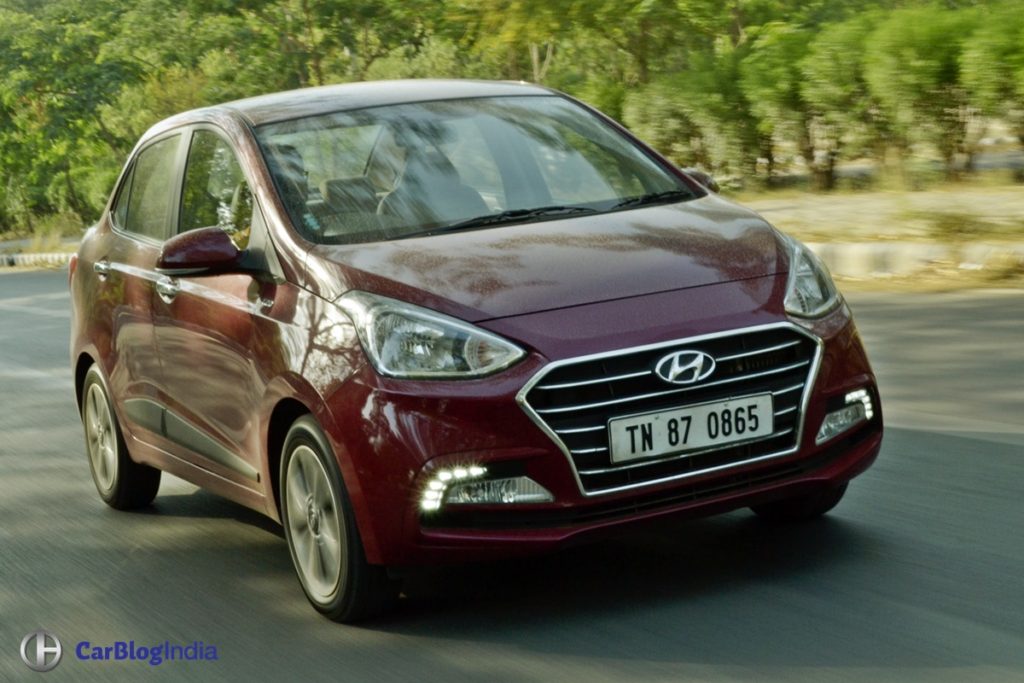 2017 hyundai xcent facelift test drive review CarBlogIndia