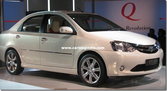 Toyota Etios Launch In India In December 2010