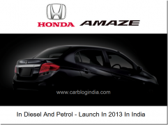Honda Amaze Diesel Official Pictures Released&ndash; Launched In Thailand