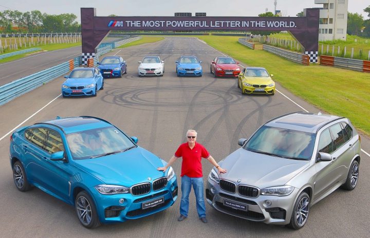Mr. Philipp von Sahr with the all-new BMW X5M and the all-new BMW X6M (2...