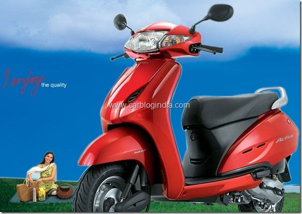 Honda Motorcycles And Scooters India Sales Report February 2012