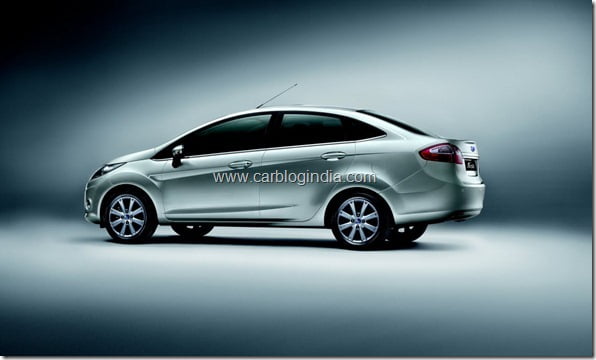 All New Ford Fiesta Side Profile