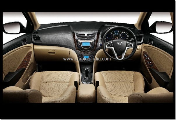 Hyundai Verna Rb 2011 Interiors and features (8)