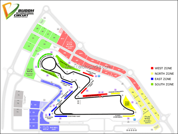 Buddha International F1 Race Track Map1