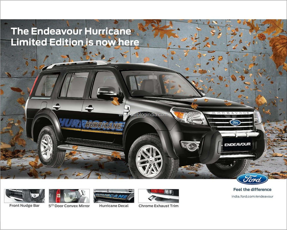 Price of ford endeavour hurricane in india #9