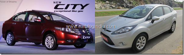 New Honda City 2012 Automatic Vs Ford Fiesta 2012 Automatic