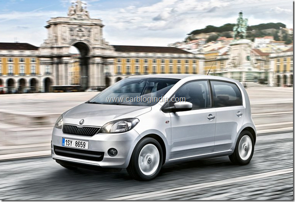 Skoda Citigo India Small Car Official Picture