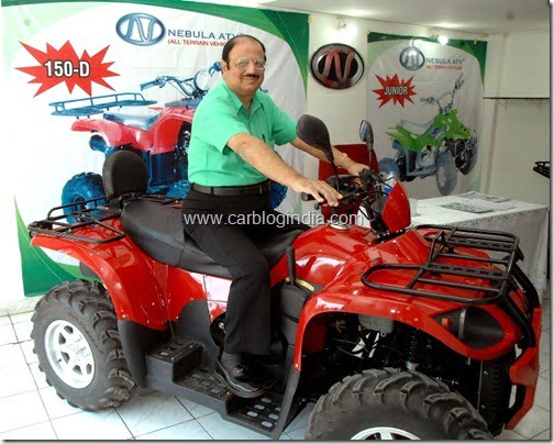 1. Mr Sukhdev Asnani, MD Nebula Automotive with the Jaguar 500