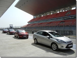 Ford Fiesta 2012 PowerShift Automatic Track Test Drive Review (48)