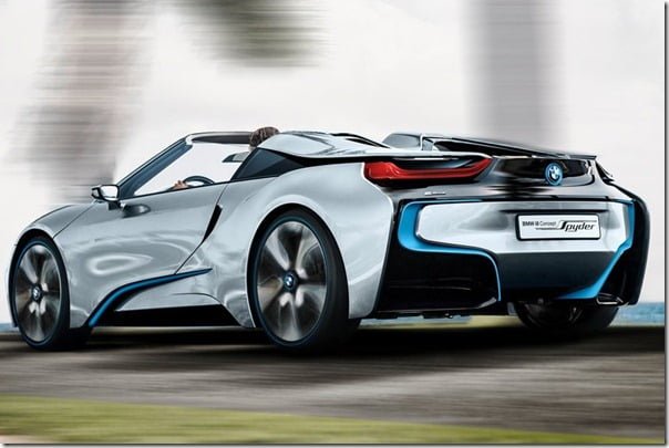 BMW i8 Spyder rear