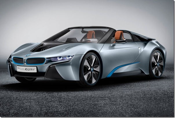 BMW i8 Spyder studio front