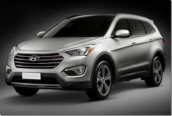 Hyundai Santa Fe 2013 Model front