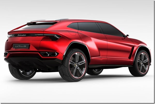 Lamborghini Urus Concept SUV Rear Angle