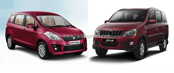 Maruti Ertiga LUV Vs Mahindra Xylo MPV