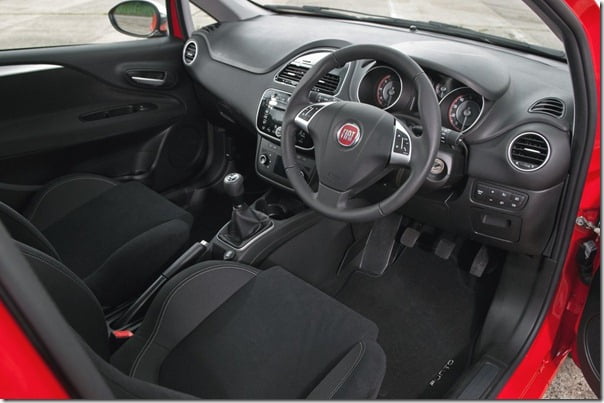 2012 Fiat Punto Hatch Interior Shot 1