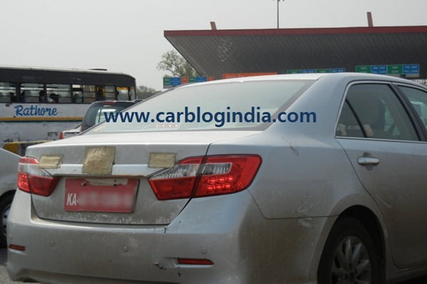 2012 Toyota Camry India Spy Pictures By CarBlogIndia.com (2)