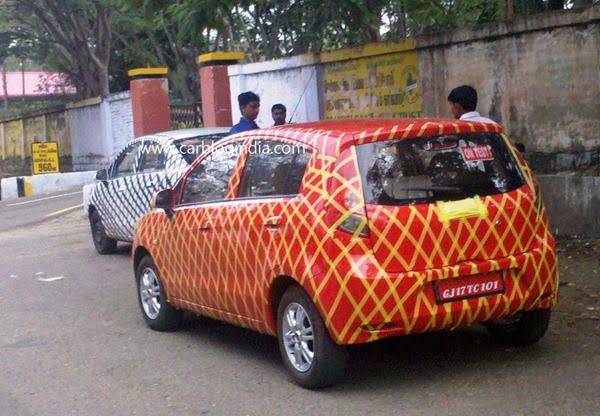 Chevrolet Sail Hatchback And Sedan Spy Pictures (2)
