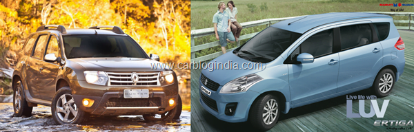 Renault Duster Vs Maruti Ertiga