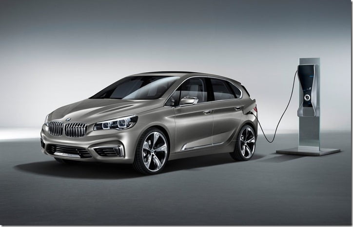 2012 BMW Active Tourer Concept charging