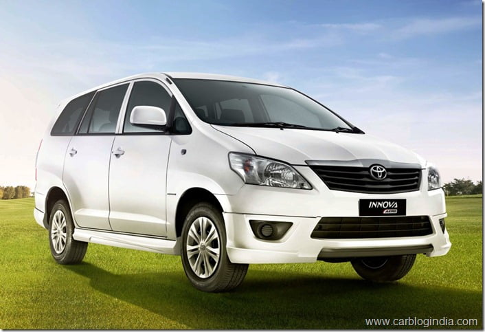 2012 Toyota Innova Aero Edition Price and Features