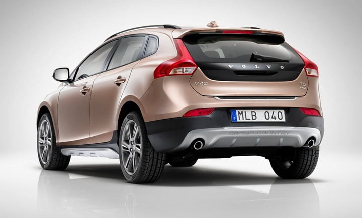 2012 Volvo V40 Cross Country hatchback rear studio