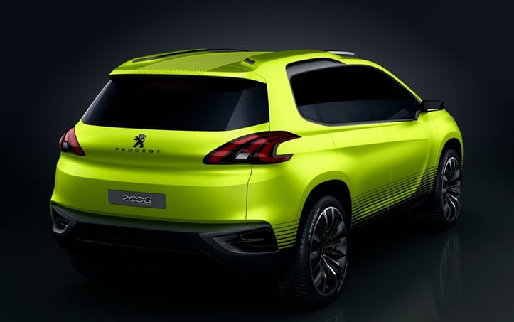 2014 Peugeot 2008 Compact SUV Concept rear