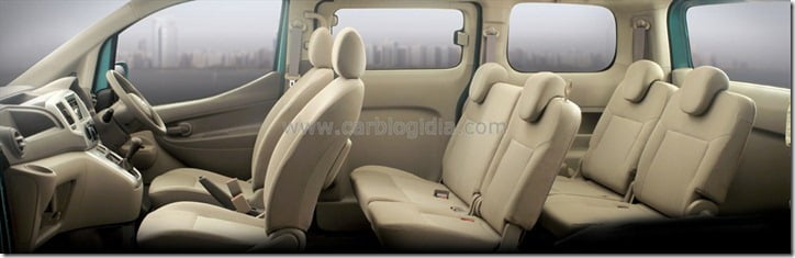 Nissan Evalia Interiors