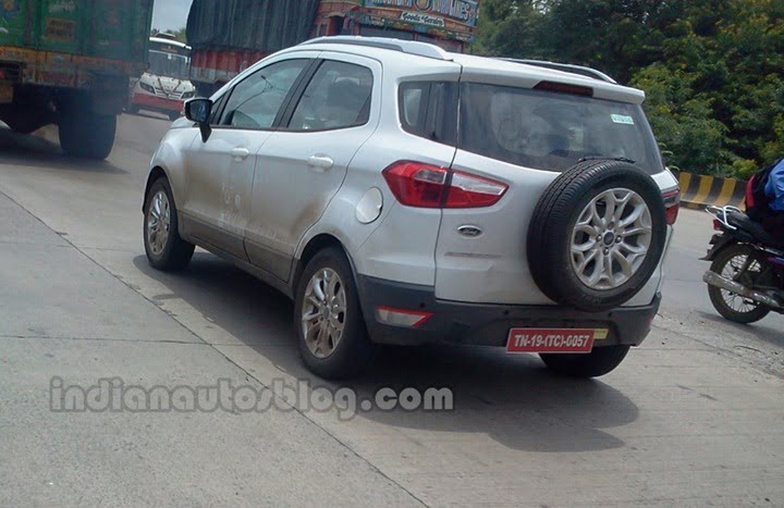 Ford Ecosport Caught Testing In Pune 1