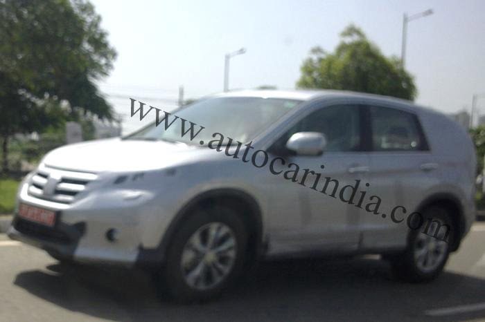 Next Generation 2012 Honda CR-V Spied In India front