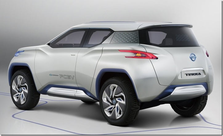 Nissan Terra Concept Side View rear