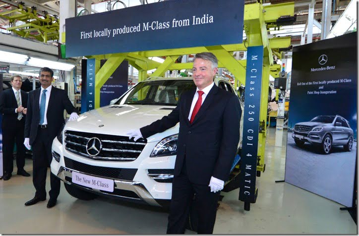 Mercedes M Class Local Production In India