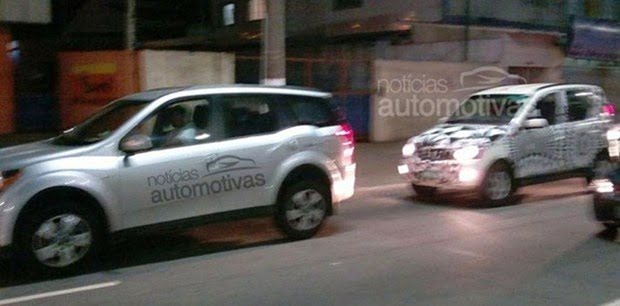 Mahindra Quanto Brazil Spy Shot