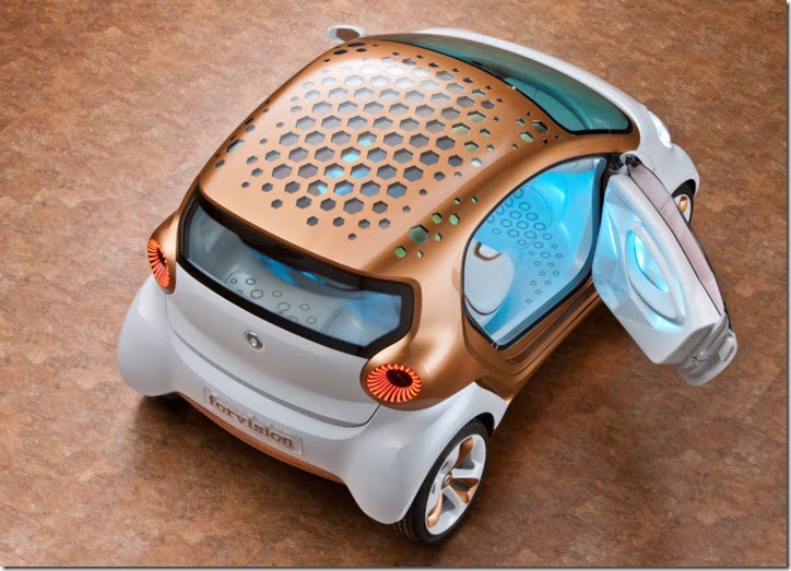Smart Forvision Electric Concept By Daimler and BASF