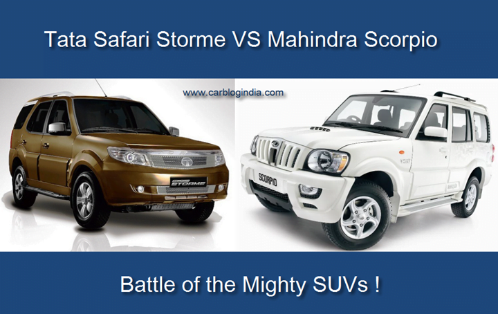 safari storme vs scorpio which is better