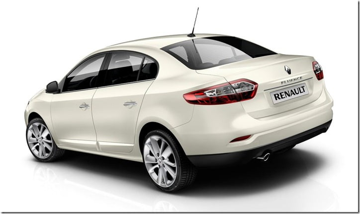 2013 Renault Fluence Sedan rear