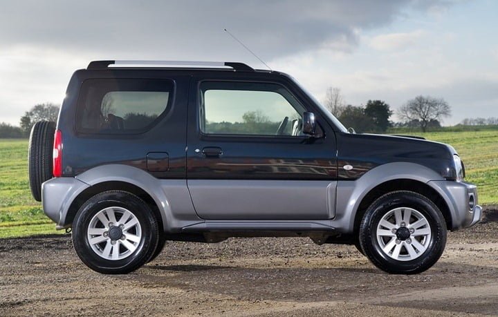 2013 Suzuki Jimny Updated Model UK side