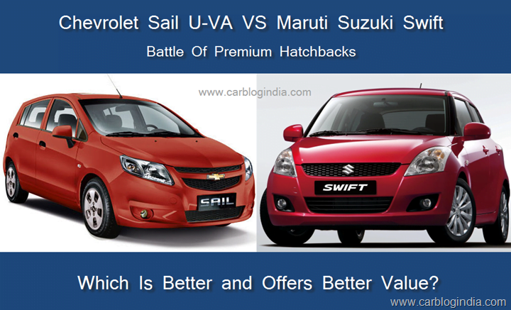 Chevrolet Sail Vs Maruti Swift