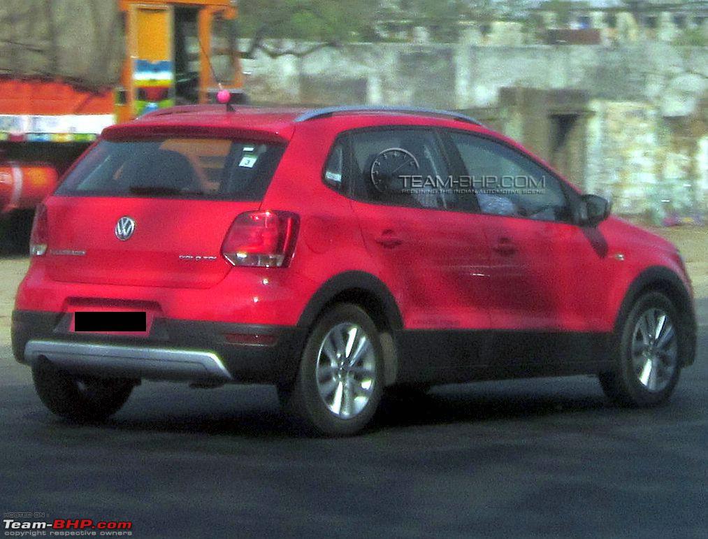 Volkswagen CrossPolo Spyshot Rear Quarter
