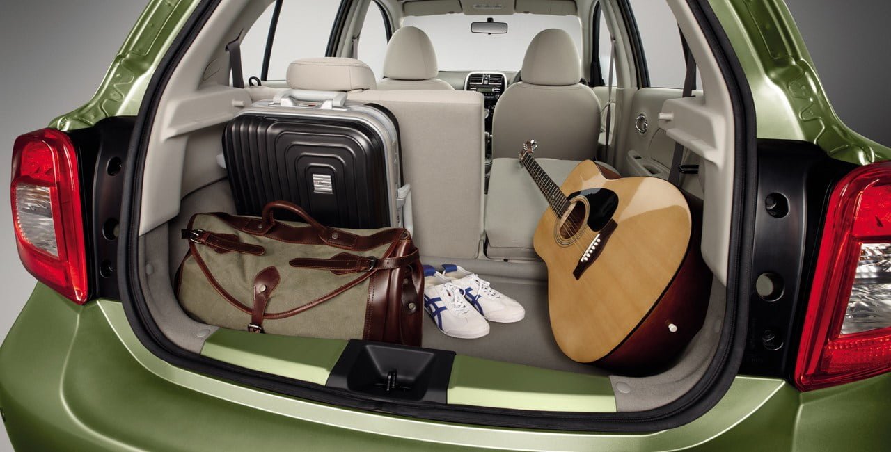 2014 Nissan Micra Boot Space