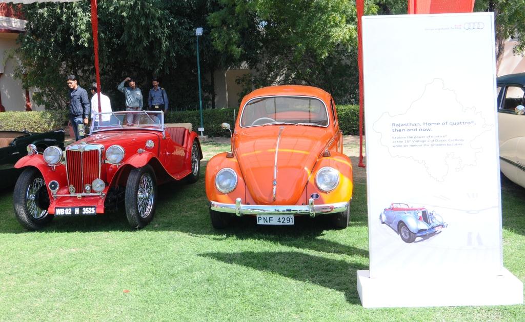 Vintage Cars on display at 15th Vintage and Classic Car Rally, Jaipur