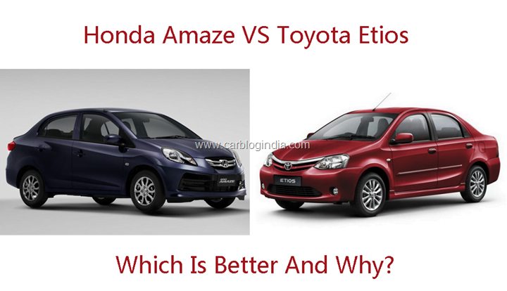 Honda Amaze VS Toyota Etios