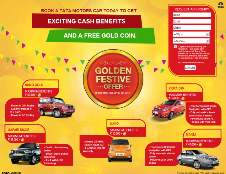 Tata Motors Gold Offer