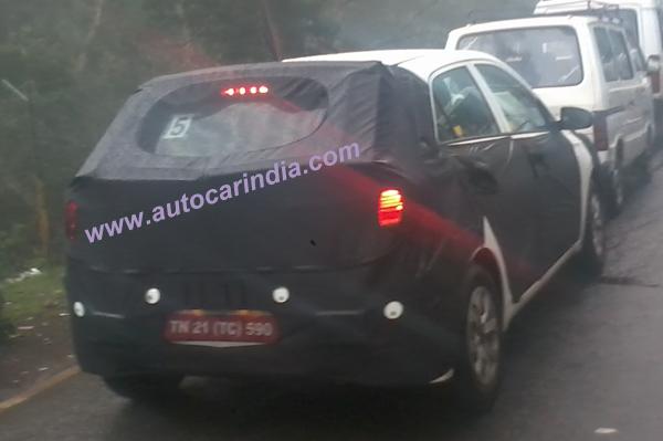 2014 Hyundai i20 Spyshot Rear