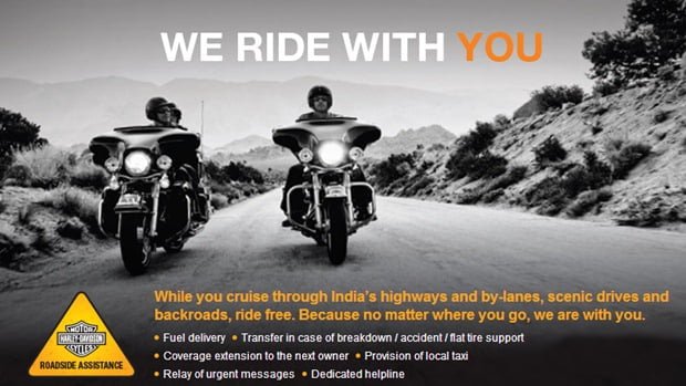 Harley Davidson Roadside Assistance India