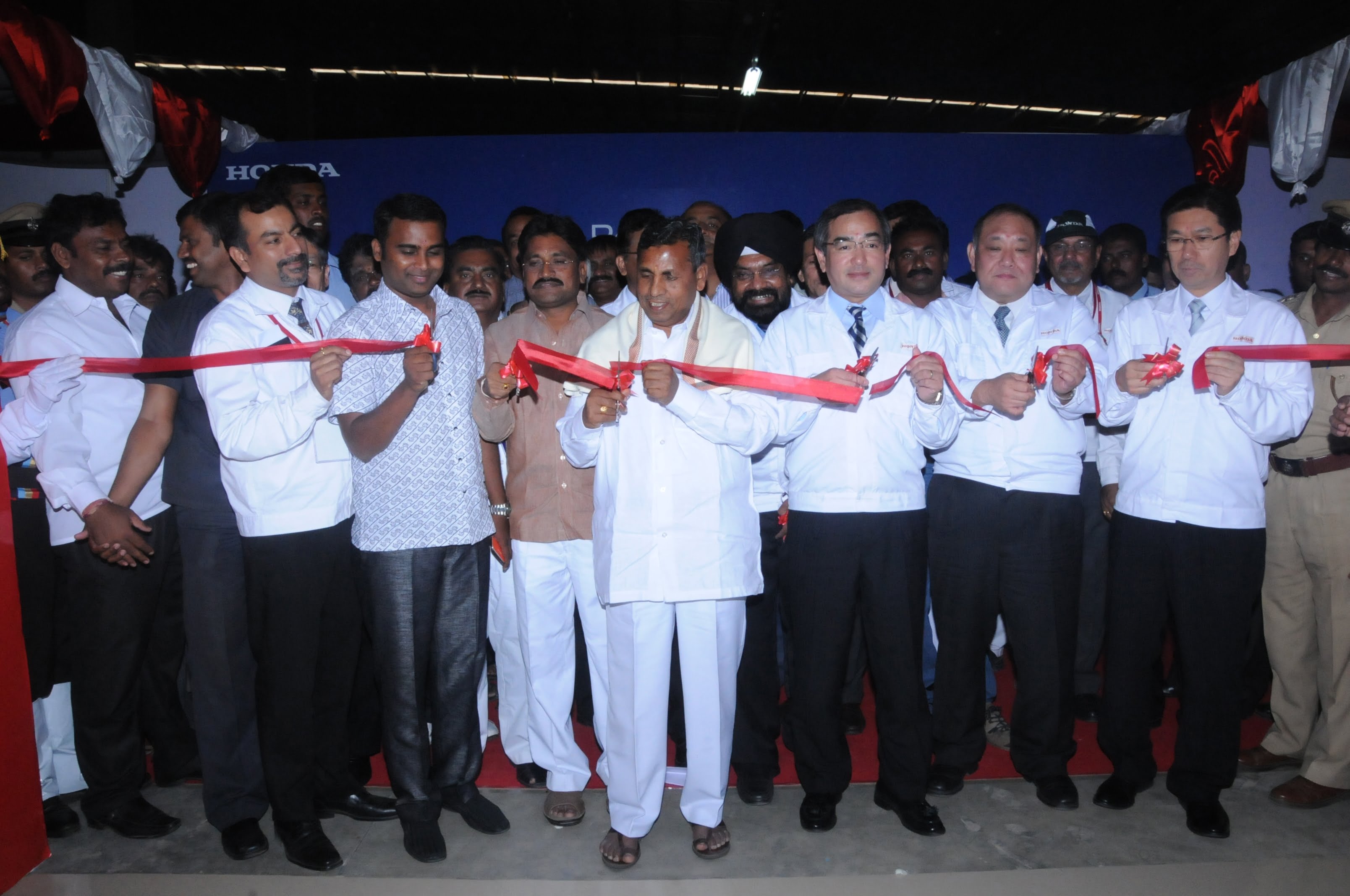 Inauguration of the new HMSI factory at Narsapura